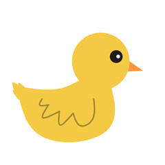 Yellow rubber duck, cute duck, duck clipart
