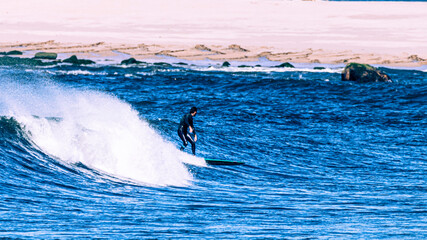 surfing the wave