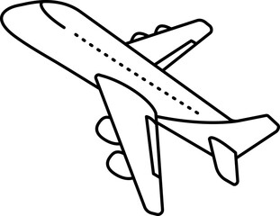 Airplane Flight Travel Trip Plan Tourism Vehicle Transportation Line