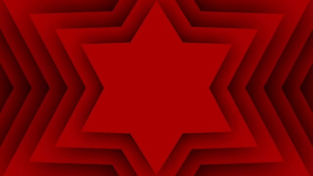 Accordion animation of a geometric shape - Star