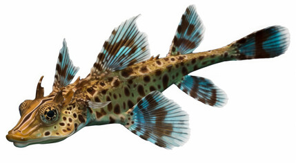 Fototapeta premium siamese fighting fish, generative ai