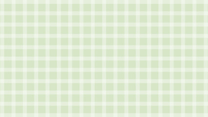 Green and white plaid fabric texture