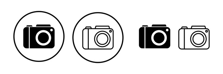 Camera Icon in trendy flat style isolated. Camera symbol web site design