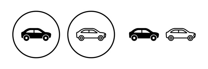 Car icon vector. Car sign. sedan