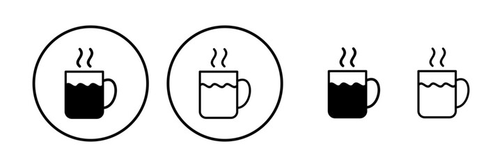 Cup coffee icon vector. coffee cup icon. mug