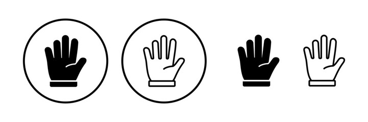 Hand icon vector. hand symbols. palm