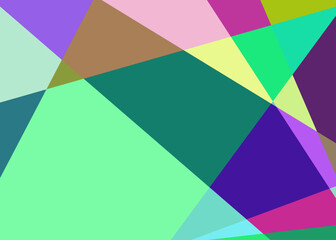 Obraz premium Geometric abstraction generative art background art illustration