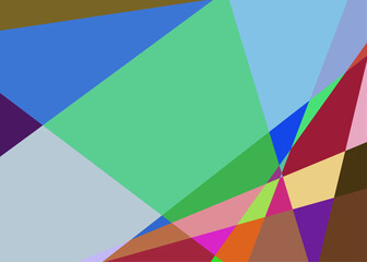 Obraz premium Geometric abstraction generative art background art illustration