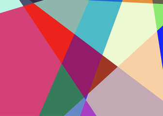 Obraz premium Geometric abstraction generative art background art illustration