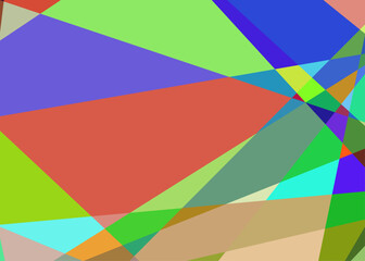 Obraz premium Geometric abstraction generative art background art illustration