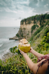 woman relaxing on the beach