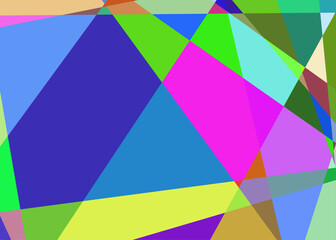 Obraz premium Geometric abstraction generative art background art illustration