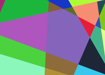 Obraz premium Geometric abstraction generative art background art illustration