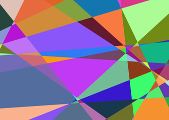 Obraz premium Geometric abstraction generative art background art illustration