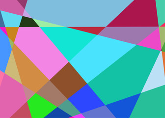 Geometric abstraction generative art background art illustration