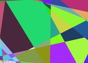 Obraz premium Geometric abstraction generative art background art illustration
