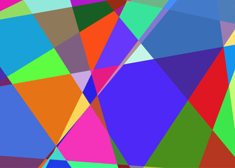 Obraz premium Geometric abstraction generative art background art illustration