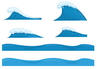 sea waves clipart transparent