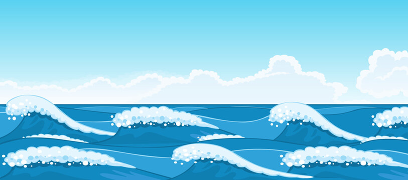  ocean cartoon background