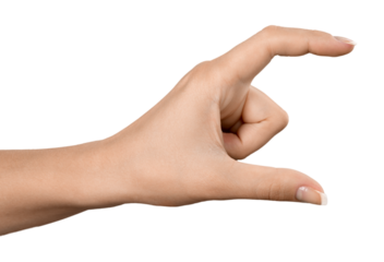 Hand Indicating a Little Bit