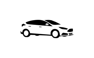 Obraz na płótnie Canvas CAR symbol with silhouette style for logo template, sign and brand.