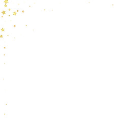 Magic stars vector overlay.  Gold stars scattered