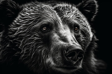 portrait of a bear