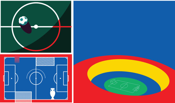 Soccer / Football design template,free copy space, vector	