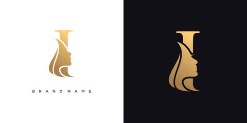 Letter logo design idea for beauty with modern style