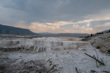 Hot springs in Yellowstone