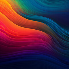 Abstrakte Wellenform in verschiedenen Farben