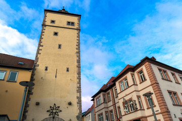 Oberer Turm in Ochsenfurt, Landkreis Würzburg (Bayern)