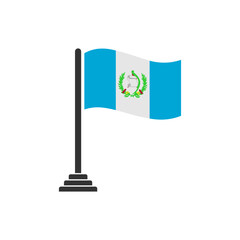 Guatemala flags icon set, Guatemala independence day icon set vector sign symbol