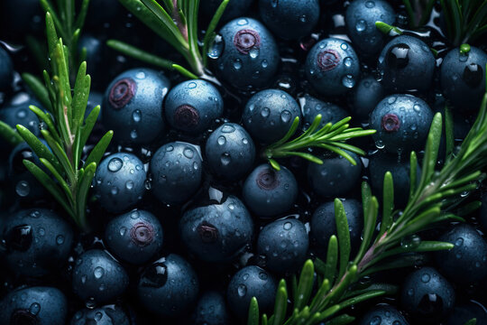 Midjourney generated image of a luscious Juniper berry