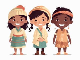 Children from the other countries around the world