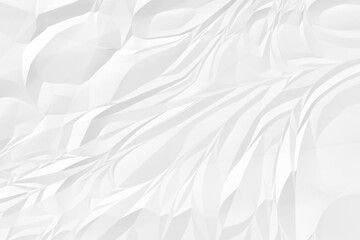 crumpled white paper background close up