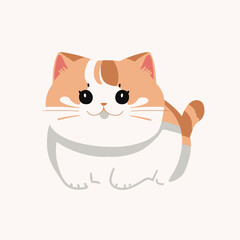 Happy Cat, Digital art.