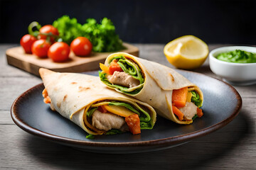 mexican chicken wrap