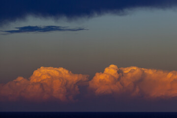 Clouds at sunset, coast New South Wales Australia