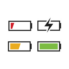 Battery power icons