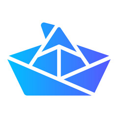 boat gradient icon