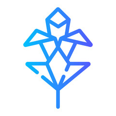 flower gradient icon