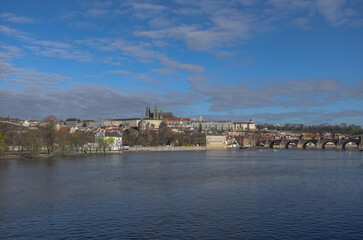 Fototapeta na wymiar Panorama of Prague city. Czech Republic, Prague. 