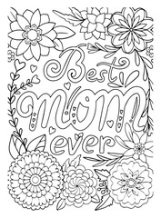 Mother's Day Coloring pages can be a great activity for kindergarten classrooms to celebrate this special day. Special design Great coloring activity to do in Kindergarten classrooms. handmade gifts