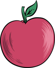 CUTE AND UNIQUE APPLES VECTOR