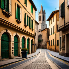 street in the town