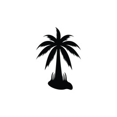 Obraz premium palm tree.. logo icon
