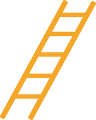 Cute Minimalist Ladder Vector Illustration