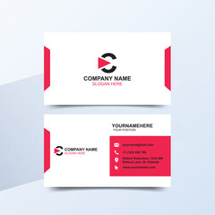 Business card design template, Clean professional business card template, visiting card, business card template.