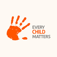 Every Child Matters square poster template